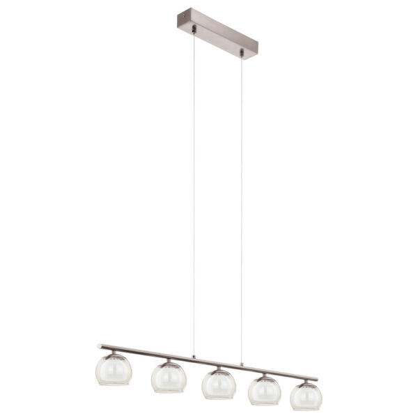 Lustra EGLO ASCOLESE 94319 - LED 5X3.3W 1700lm 3000K - Sticla - Sticla satinata - Chihlimbar
