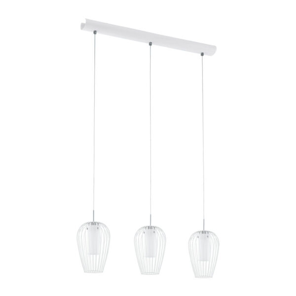 Corpuri de iluminat interior Lustra 3 Becuri Led Alb-Crom 'Vencino' Eglo 94339