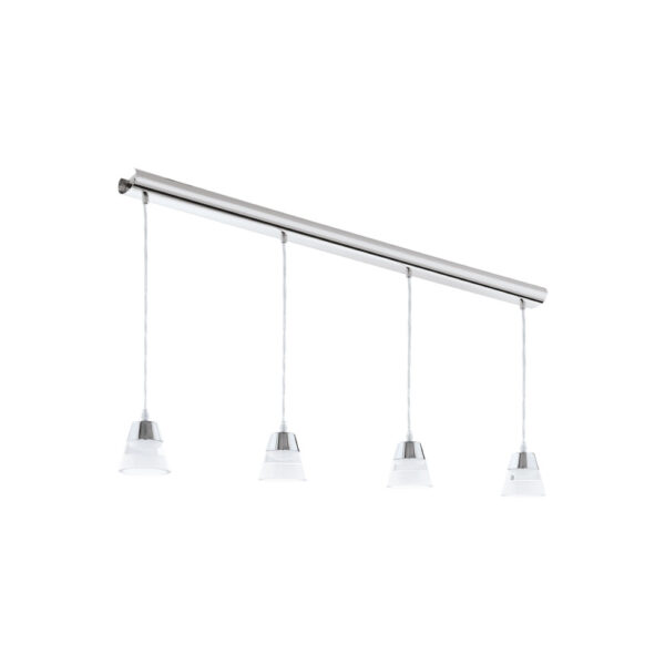 Corpuri de iluminat interior Lustra 4 Becuri Led Crom-Clar 'Pancento' Eglo 94356