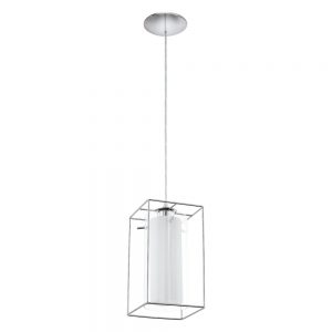 Pendul EGLO LONCINO 1 94377 - E27 1X60W - Transparent - Alb