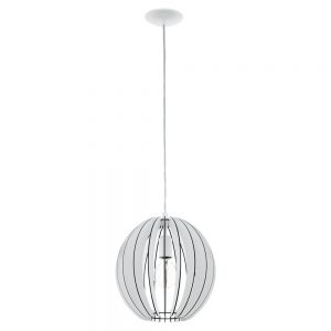Pendul EGLO COSSANO 94438 - E27 1X60W D300mm - Alb