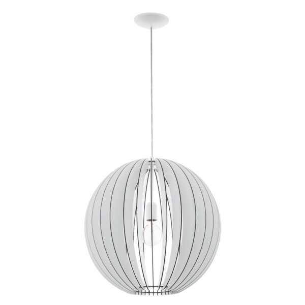 Pendul EGLO COSSANO 94439 - E27 1X60W D500mm - Alb
