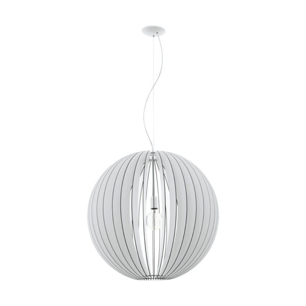 Corpuri de iluminat interior Pendul 1 Bec E27 Diametru 700 Alb 'Cossa Eglo 94441