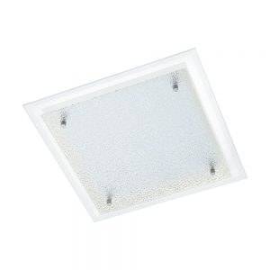 Aplice iluminat Aplica - Plafoniera Led Alb-Crom 'Priola Eglo 94447