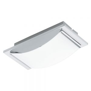 Aplice iluminat Aplica - Plafoniera 1 Bec Led Crom-Alb ' Eglo 94465