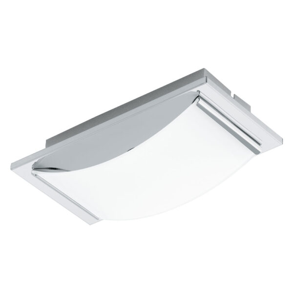 Aplice iluminat Aplica - Plafoniera 1 Bec Led Crom-Alb ' Eglo 94465