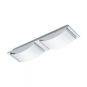 Aplice iluminat Aplica - Plafoniera 2 Becuri Led Crom-Al Eglo 94466