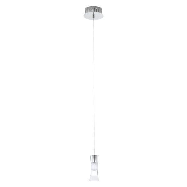 Corpuri de iluminat interior Pendul 1 Bec Led Crom-Clar 'Pancento' Eglo 94478