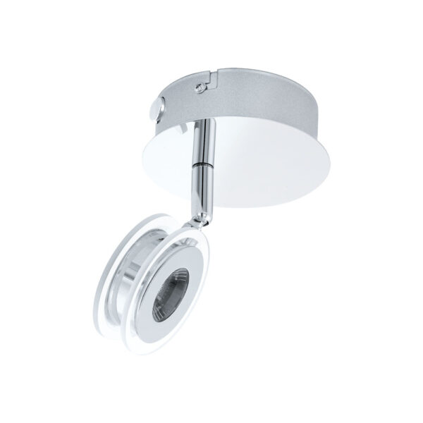 Spoturi iluminat Spot 1 Bec Led Crom-Transparent 'Sarolo' Eglo 94488