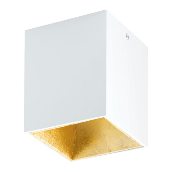 Plafoniera EGLO POLASSO 94498 - LED 1X3.3W 340lm 3000K - Aluminiu - Plastic - Auriu - Alb