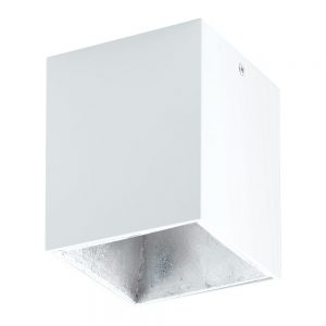 Plafoniera EGLO POLASSO 94499 - LED 1X3.3W 340lm 3000K - Aluminiu - Plastic - Argintiu - Alb