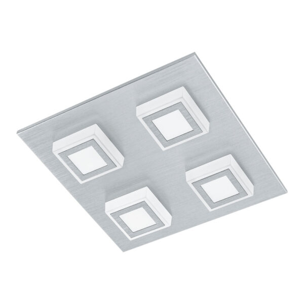 Aplice iluminat Aplica - Plafoniera 4 Becuri Led Arginti Eglo 94508