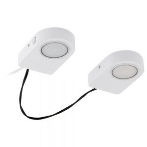 Corpuri de iluminat Bucatarie Set 2 Spoturi Led Aplicate Alb 'Lavaio' Eglo 94515