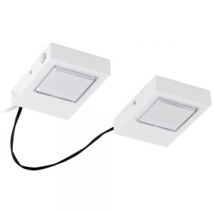 Corpuri de iluminat Bucatarie Set 2 Spoturi Led Aplicate Alb 'Lavaio' Eglo 94517