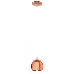 Pendul EGLO ROCAMAR 94589 - E27 1X40W D190mm - Transparent