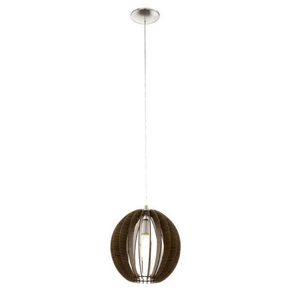 Pendul EGLO COSSANO 94635 - E27 1X60W D300mm - Maro