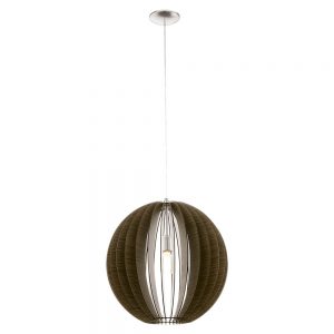 Pendul EGLO COSSANO 94636 - E27 1X60W D500mm - Maro