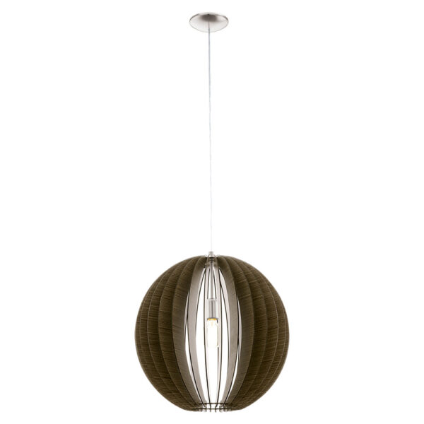 Pendul EGLO COSSANO 94636 - E27 1X60W D500mm - Maro