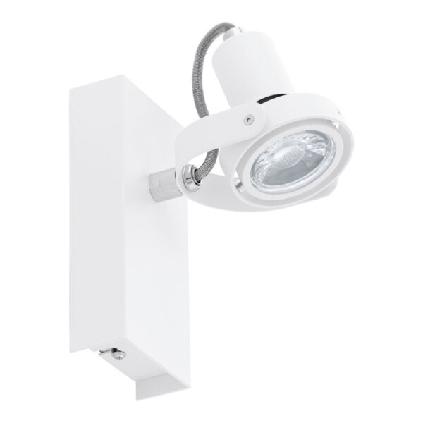 Spoturi iluminat Spot 1 Bec Gu10 Led Alb 'Novorio' Eglo 94646