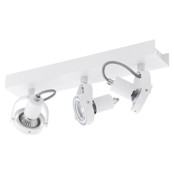 Spoturi iluminat Spot-Aplica  3 Becuri Gu10 Led Alb 'Novorio' Eglo 94648
