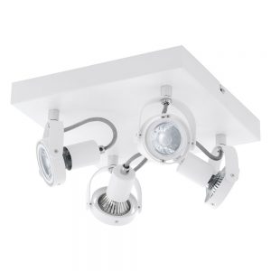 Spoturi iluminat Spot-Aplica  4 Becuri Gu10 Led Alb 'Novorio' Eglo 94649