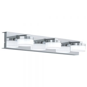 Aplica baie EGLO ROMENDO 94653 - LED 3X4.5W 1440lm 3000K IP44 - Otel - Transparent - Satinat