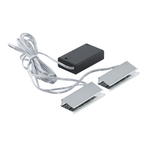 Corpuri de iluminat Bucatarie Set 2 Bucati Clips Led Inox M-Led 'Gaste Eglo 94689