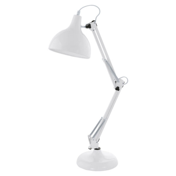 Veioza EGLO BORGILLIO 94699 - E27 1X40W - Otel - Alb