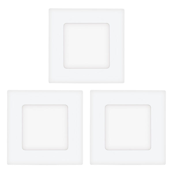 Spoturi iluminat Set Set 3 Spoturi Led 85X85 Alb 'Fueva 1 Eglo 94733