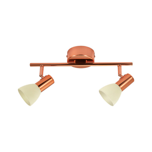 Spoturi iluminat Spot-Aplica  2 Becuri Led Cupru 'Glossy 2' Eglo 94737