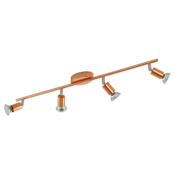 Spoturi iluminat Spot-Aplica  4 Becuri Gu10 Led Cupru 'Buzz-Coppe Eglo 94775