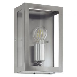 Aplica exterior EGLO ALAMONTE 94827 - E27 1X60W IP44 - Sticla - Inox