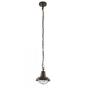 Corpuri de iluminat exterior Pendul Exterior  1Xe27  Cupru Antichizat Eglo 94837