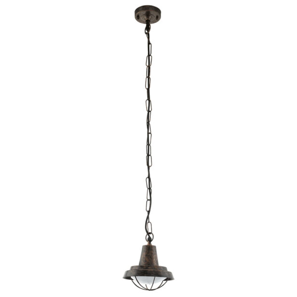 Corpuri de iluminat exterior Pendul Exterior  1Xe27  Cupru Antichizat Eglo 94837