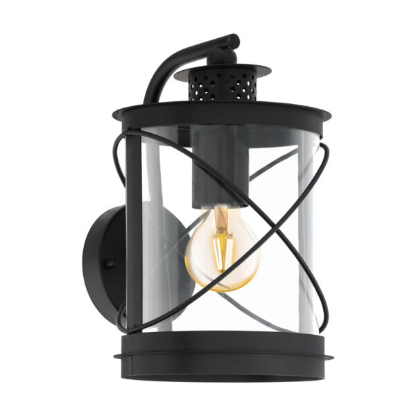 Aplica exterior EGLO HILBURN 94843 - E27 1X60W IP44 - Otel zincat - Transparent