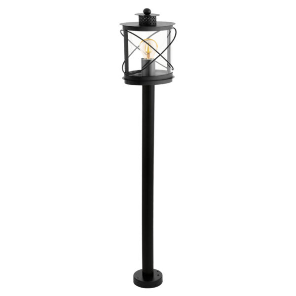 Corpuri de iluminat exterior Stalp  Exterior 1X60W  E27  Negru 'Hilbur Eglo 94844