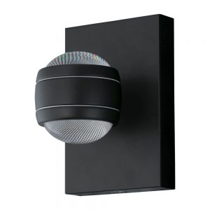 Aplica exterior EGLO SESIMBA 94848 - LED 2X3.7W 560lm 3000K IP44 - Otel zincat - Transparent