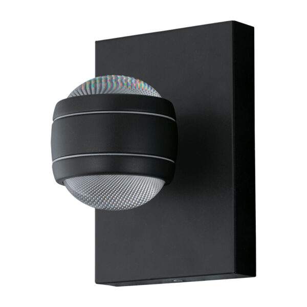 Aplica exterior EGLO SESIMBA 94848 - LED 2X3.7W 560lm 3000K IP44 - Otel zincat - Transparent