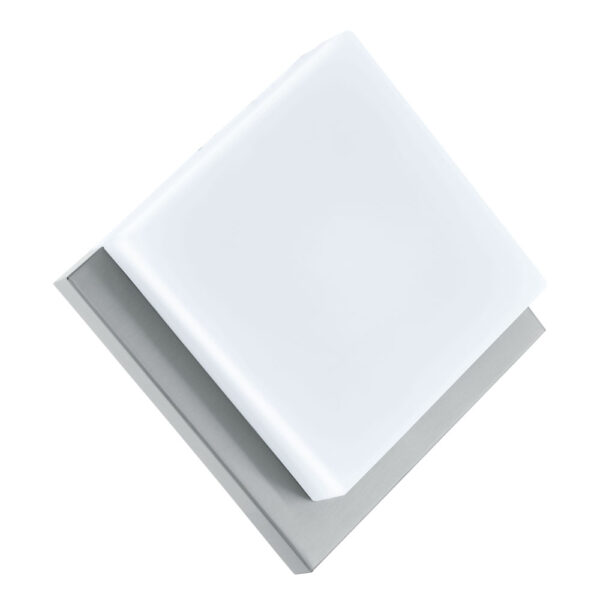 Aplica exterior EGLO INFESTO 1 94877 - LED 8.2W 820lm 3000K IP44 - Plastic - Inox - Alb