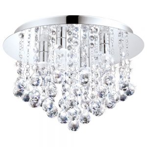Plafoniera baie EGLO ALMONTE 94878 - G9 4X3W IP44 D350mm - Cristal - Transparent