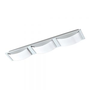 Aplica baie EGLO WASAO 1 94883 - LED 3X5.4W 1530lm 3000K IP44 - Sticla lacuita - Crom