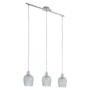 Lustra cristal EGLO BONARES 1 94897 - E27 3X60W - Cristal - Transparent - Crom