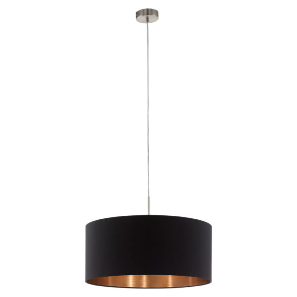 Corpuri de iluminat Pendul 1Xe27 60W  D530  Negru-Cupru 'Pas Eglo 94914