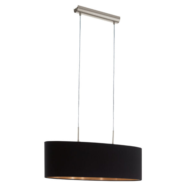 Corpuri de iluminat Pendul 2Xe27  60W  L750Mm  Negru-Cupru ' Eglo 94915