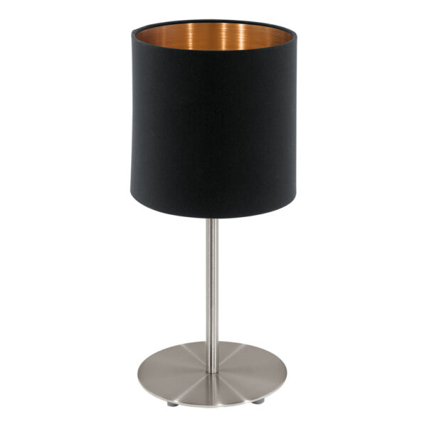 Corpuri de iluminat Veioza 1Xe27  60W  Negru-Cupru 'Pasteri' Eglo 94917