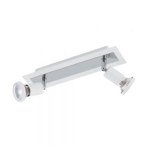 Plafoniera EGLO SARRIA 94959 - GU10 2X5W - Otel - Crom - Alb
