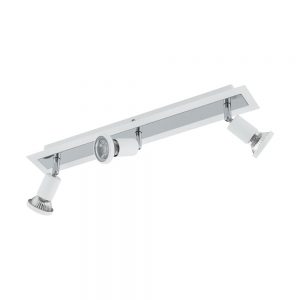Plafoniera EGLO SARRIA 94961 - GU10 3X5W - Otel - Alb - Crom