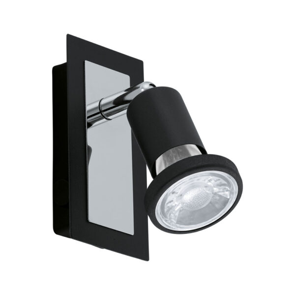 Aplica EGLO SARRIA 94963 - GU10 1X5W - Otel - Negru - Crom