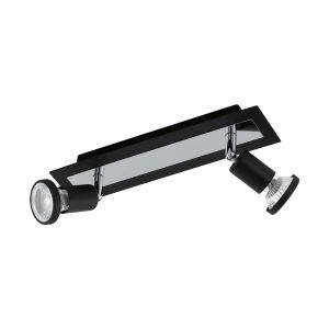 Plafoniera EGLO SARRIA 94964 - GU10 2X5W - Otel - Negru - Crom
