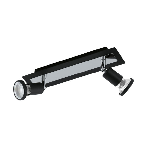 Plafoniera EGLO SARRIA 94964 - GU10 2X5W - Otel - Negru - Crom